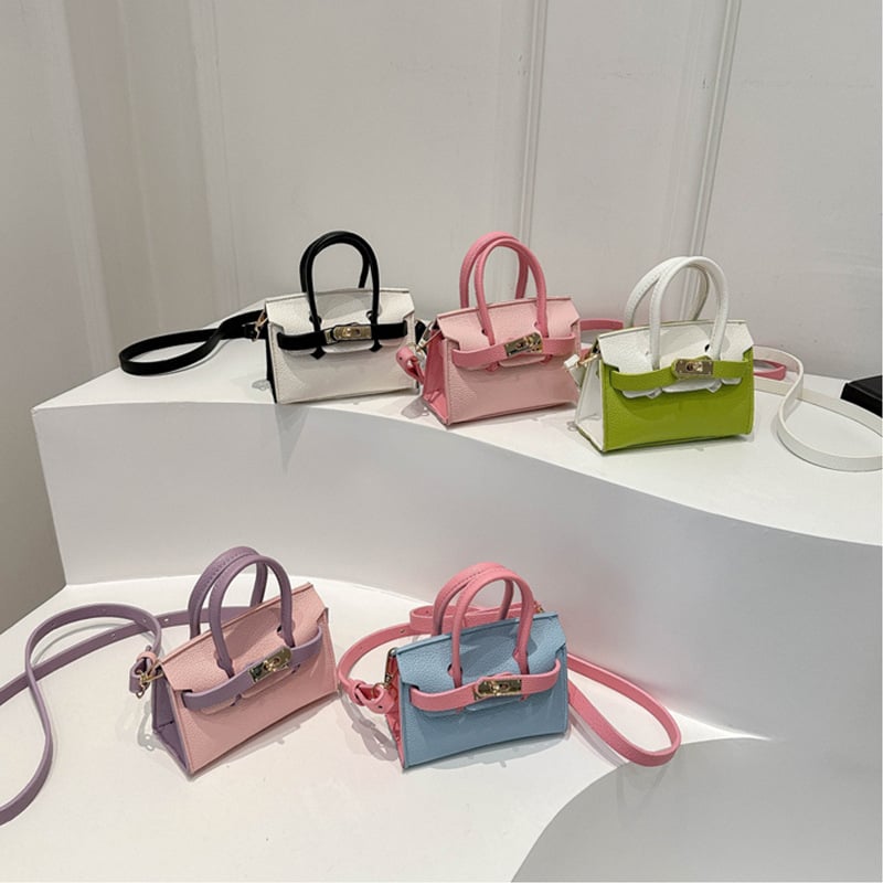 PU Μίνι Τσαντάκι Crossbody για Κοριτσάκια, Φθινόπωρο 2025, Μοντέρνο και Κομψό Στυλ, Διαπνέουσα, Ανθεκτική στη Φθορά, Μείωση Φορτίου, Επένδυση από Συνθετικό Δέρμα, Καθημερινή Χρήση