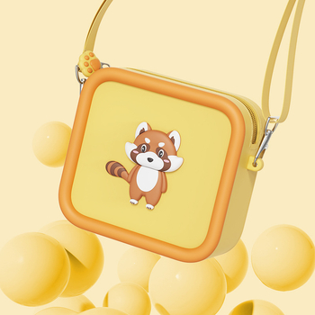 Детска чанта за през рамо с карикатурен дизайн – силиконова, унисекс, за детска градина, устойчива на износване, за ежедневна употреба