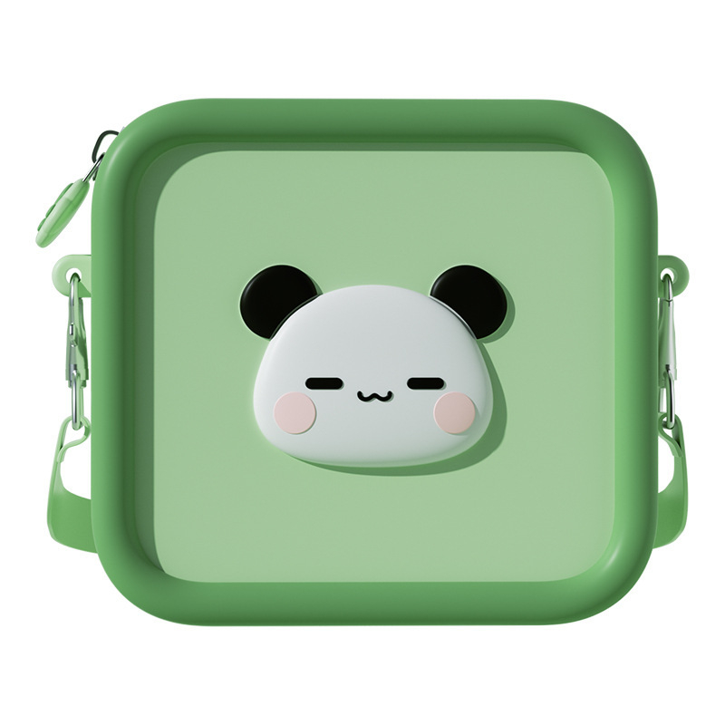 Детска чанта за през рамо с карикатурен дизайн – силиконова, унисекс, за детска градина, устойчива на износване, за ежедневна употреба