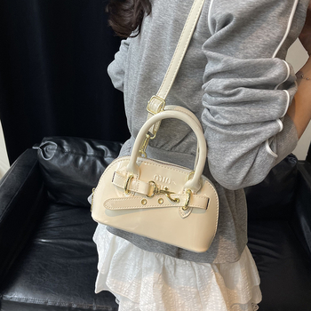 Detská PU kabelka s dýchacím dizajnom, polyesterovou výstelkou, moderný a cool štýl, jesenné vydanie 2025, pre predškolský vek