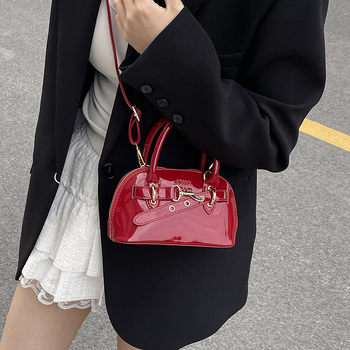 Detská PU kabelka s dýchacím dizajnom, polyesterovou výstelkou, moderný a cool štýl, jesenné vydanie 2025, pre predškolský vek