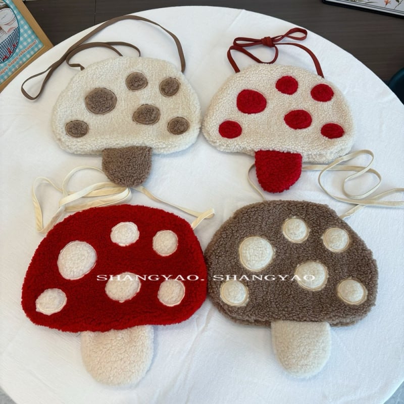 Detská taška cez plece v tvare huby, unisex, crossbody, pre žiakov základnej školy, jeseň-zima 2025