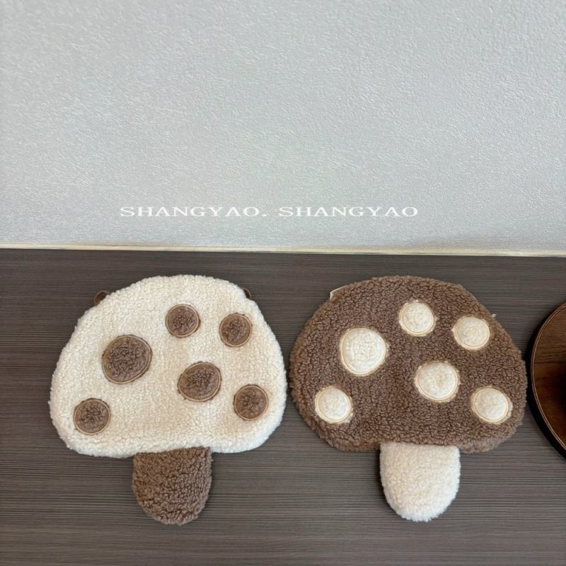 Detská taška cez plece v tvare huby, unisex, crossbody, pre žiakov základnej školy, jeseň-zima 2025