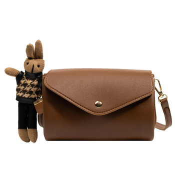 Ženska cilindrična torba od PU-a, street style, magnetsko zatvaranje, unutarnje džepove za telefon i ziptorbu, horizontalni kvadratni oblik