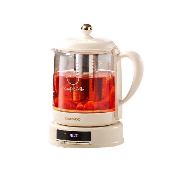 Električni čajnik YS11, kapacitet 1–1,5 L, napajanje 220 V, snaga 500–1000 W, kućište od borosilikatnog stakla, elektronički termostat, upravljanje mikroprocesorom