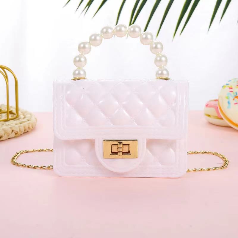 Τσάντα PVC Jelly Pack με καπάκι, οριζόντιου τετράγωνου σχήματος, με μία ιμάντα