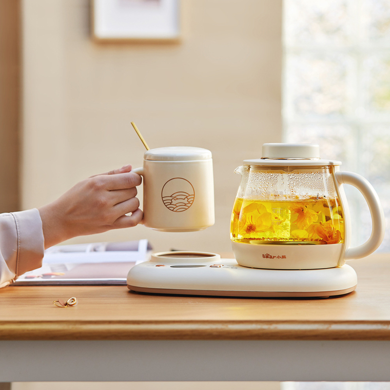 Little Bear YSH-D08D3 Električni čajnik za zdravlje sa staklenim tijelom, 1L, 220V, 500–1000W, mikroprocesorsko upravljanje i elektronički termostat