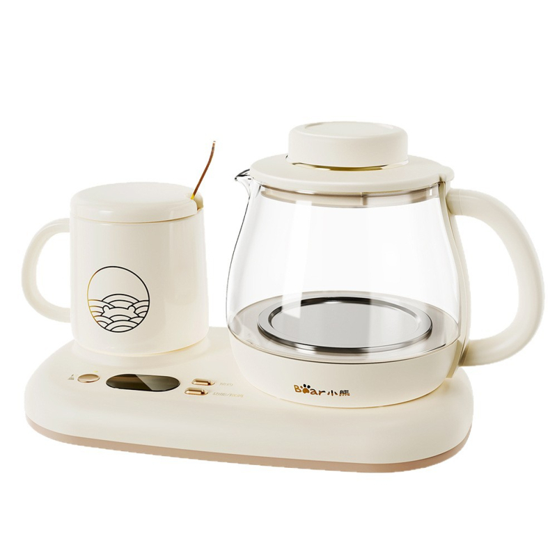 Little Bear YSH-D08D3 Električni čajnik za zdravlje sa staklenim tijelom, 1L, 220V, 500–1000W, mikroprocesorsko upravljanje i elektronički termostat