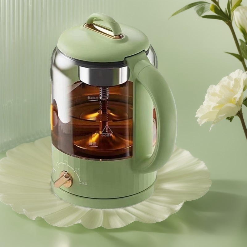 Cajnik za zdravlje s filtrima, tijelo od visokog borosilikatnog stakla, model DSYSH-9901, kapacitet 1–1,5 L, napon 220 V / snaga 500–1000 W, elektronički termostat