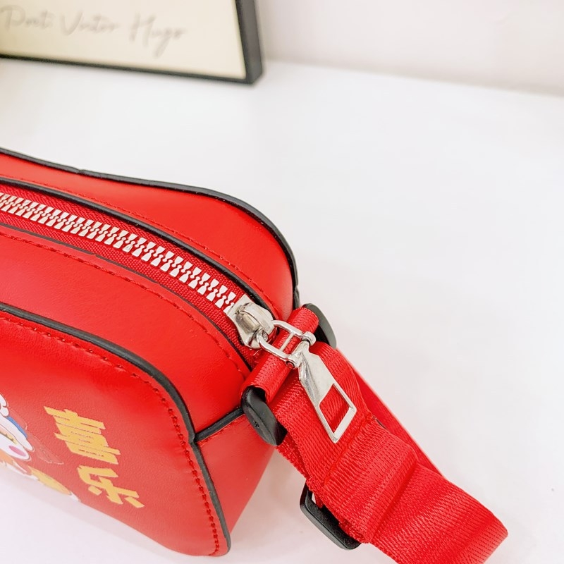 Gyerekek PU keresztpántos táska, ultrakönnyű, bővíthető dizájn, óvodásoknak, aranyos stílus