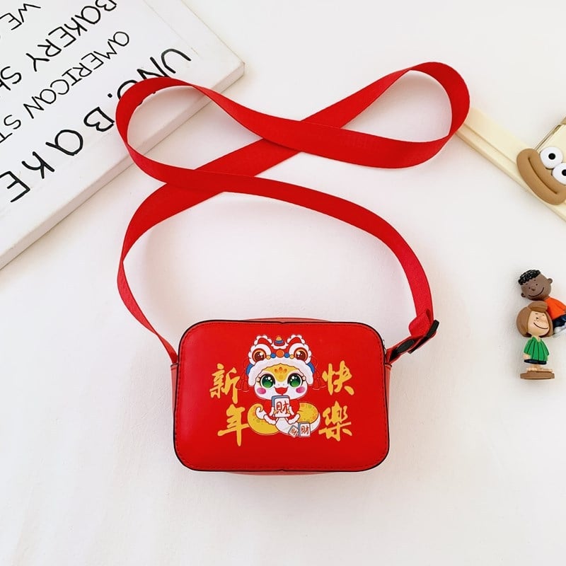 Gyerekek PU keresztpántos táska, ultrakönnyű, bővíthető dizájn, óvodásoknak, aranyos stílus