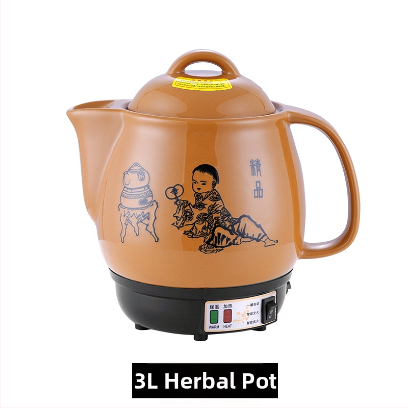 Dekocijski lonac za bilje, model HNS-40, keramičko kućište, kapacitet 4 L+, napajanje 220 V, snaga 450 W