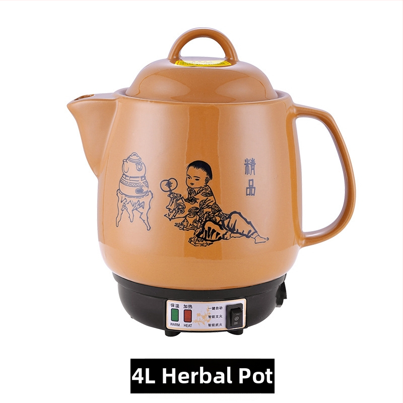 Dekocijski lonac za bilje, model HNS-40, keramičko kućište, kapacitet 4 L+, napajanje 220 V, snaga 450 W