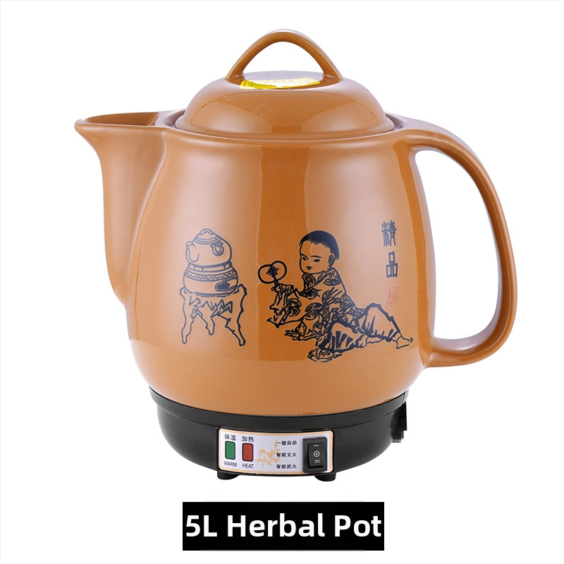 Dekocijski lonac za bilje, model HNS-40, keramičko kućište, kapacitet 4 L+, napajanje 220 V, snaga 450 W