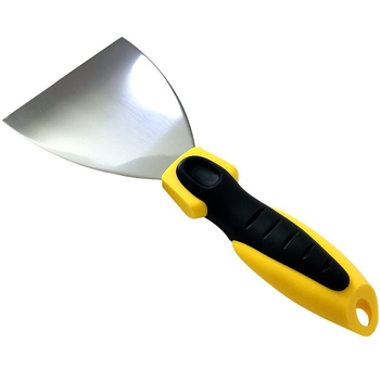 Spatulă de chit din oțel inoxidabil, lamă îngroșată, pentru vopsire, chit și netezirea pereților
