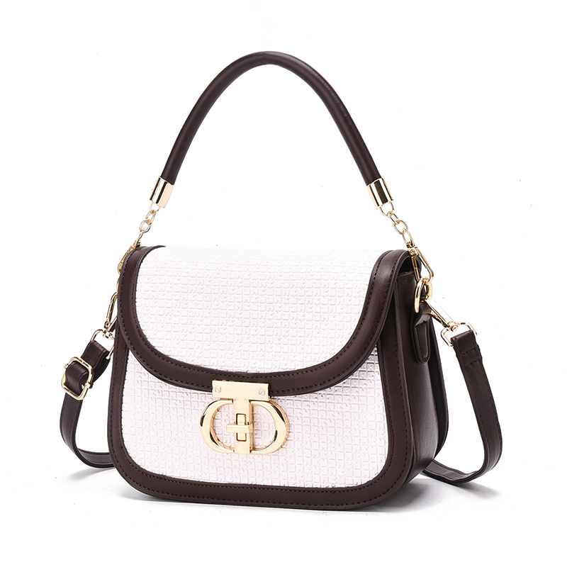 Ženska PU crossbody torbica, horizontalnog kvadratnog oblika, zatvarač, unutarnja džep sa zipom, jedna naramnica, svakodnevna upotreba, ljeto 2025