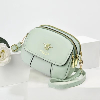 Geantă de damă din PU, crossbody, stil proaspăt și dulce, geantă pătrată, primăvara 2023, uz zilnic