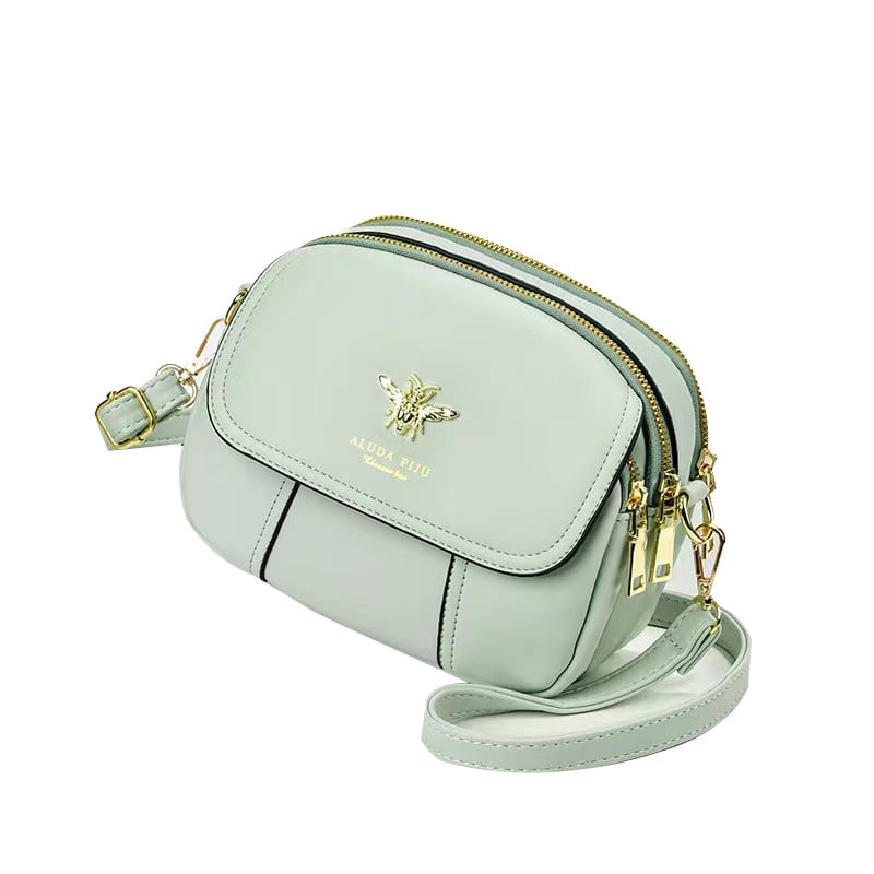 Geantă de damă din PU, crossbody, stil proaspăt și dulce, geantă pătrată, primăvara 2023, uz zilnic