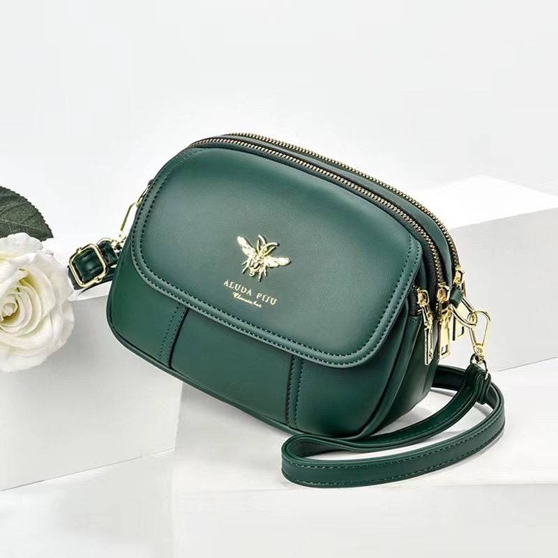 Geantă de damă din PU, crossbody, stil proaspăt și dulce, geantă pătrată, primăvara 2023, uz zilnic
