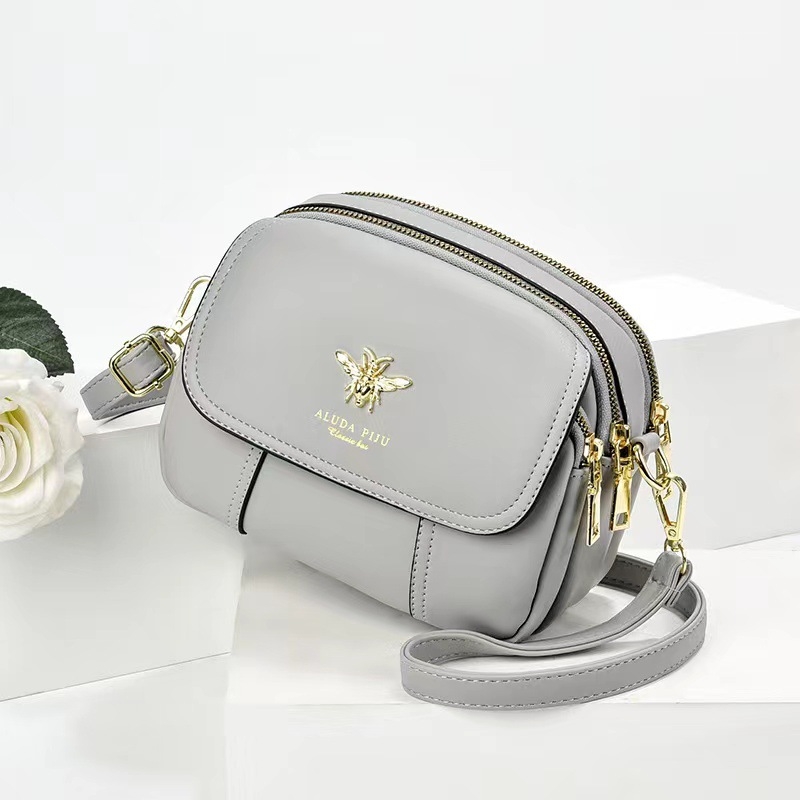 Geantă de damă din PU, crossbody, stil proaspăt și dulce, geantă pătrată, primăvara 2023, uz zilnic