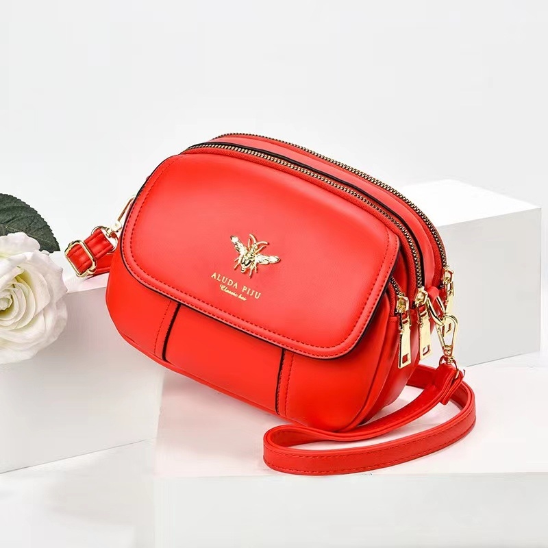 Geantă de damă din PU, crossbody, stil proaspăt și dulce, geantă pătrată, primăvara 2023, uz zilnic