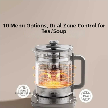 Midea Termopot MK-YS18P305, kompaktan za jednu osobu, ured i dom, višenamjenski čajnik s konstantnom temperaturom