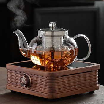 Yixing agyagtestű teáskanna kerámia belső tartállyal, 220V, 300–350W, 1 L kapacitás