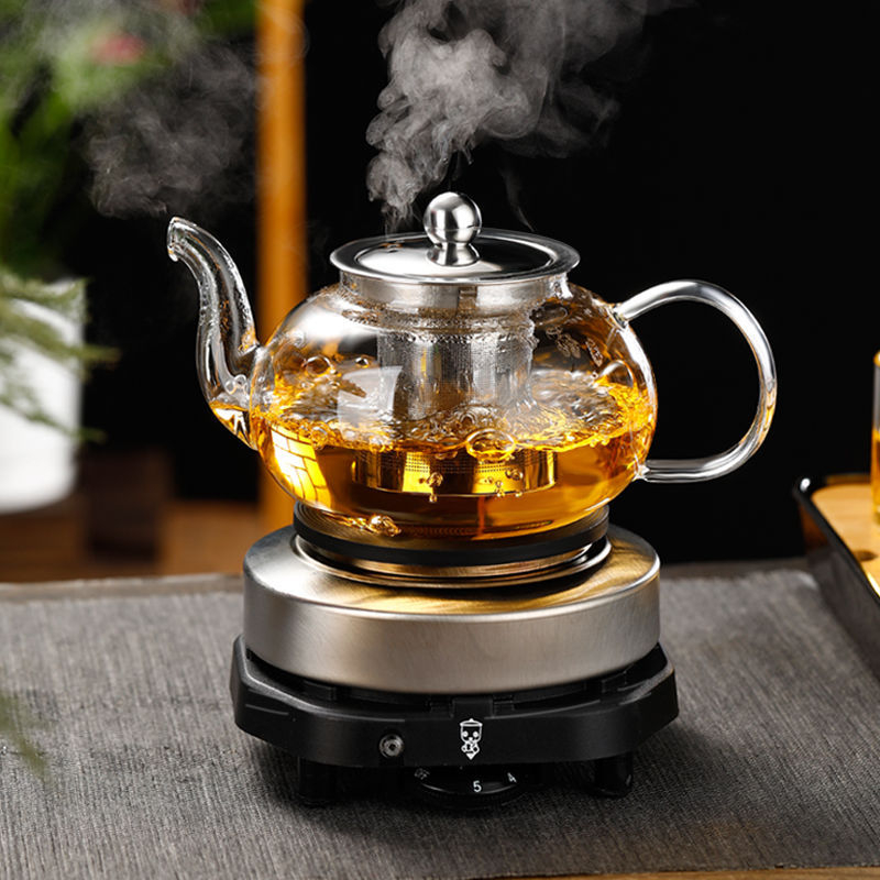 Yixing agyagtestű teáskanna kerámia belső tartállyal, 220V, 300–350W, 1 L kapacitás