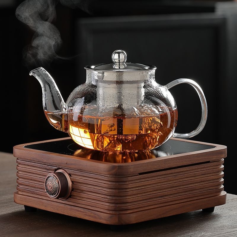 Yixing agyagtestű teáskanna kerámia belső tartállyal, 220V, 300–350W, 1 L kapacitás