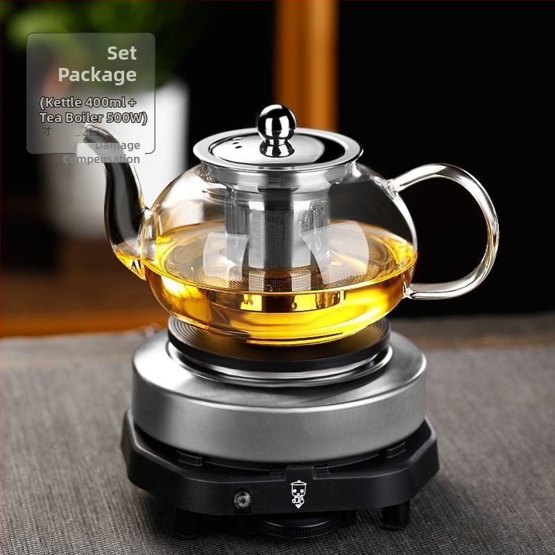 Yixing agyagtestű teáskanna kerámia belső tartállyal, 220V, 300–350W, 1 L kapacitás