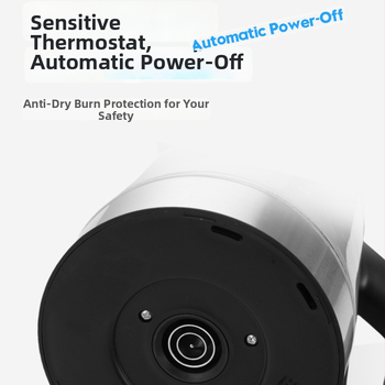 Üveg elektromos vízforraló, kapacitás 1,5–2 L, 220 V, 1000 W, digitális termosztát