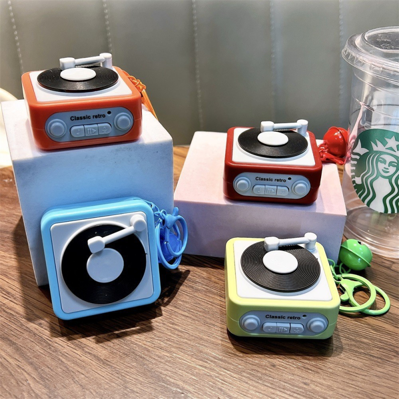 Μίνι καταγραφέας φωνής – κλειδοθήκη, ρετρό εγγράψιμος δίσκος βινυλίου, πλαστικό υλικό, προσωπικό δώρο