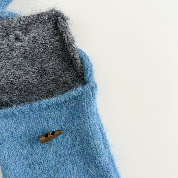 Παιδικό πλεκτό πορτοφόλι για κέρματα - unisex, για μαθητές πρωτοβάθμιας εκπαίδευσης, βαμβακερή επένδυση, Έκδοση Χειμώνας 2025