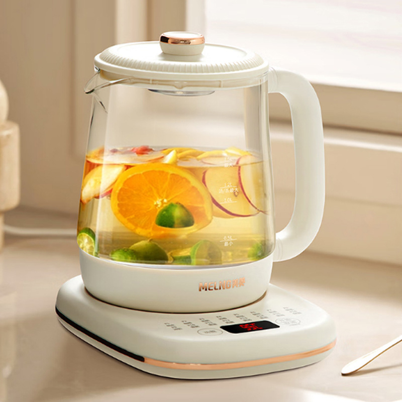 Meiling MJ-L15701 Egészséges teáskanna, boroszilikát üvegből, 1.8 L, digitális termosztát, érintéses vezérlés, 220V, 500–1000W