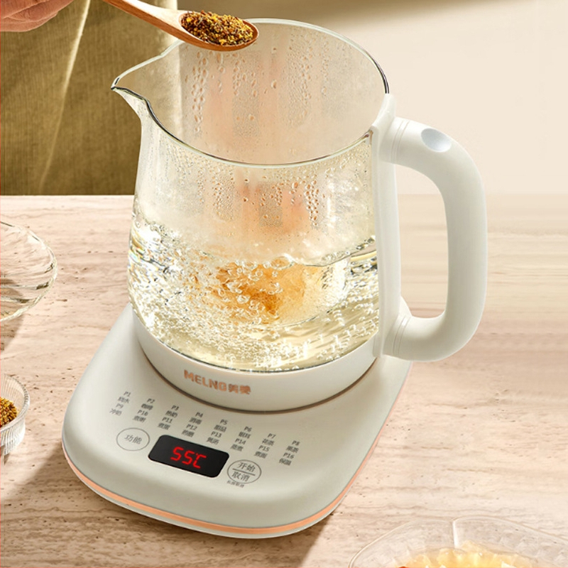 Meiling MJ-L15701 Egészséges teáskanna, boroszilikát üvegből, 1.8 L, digitális termosztát, érintéses vezérlés, 220V, 500–1000W