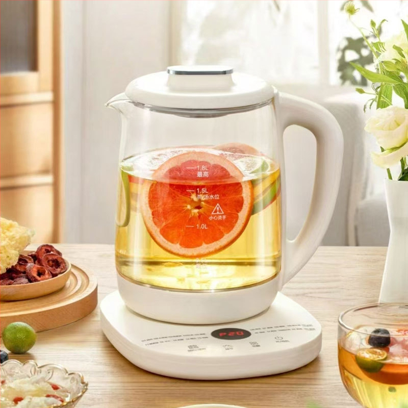 Meiling MJ-L15701 Egészséges teáskanna, boroszilikát üvegből, 1.8 L, digitális termosztát, érintéses vezérlés, 220V, 500–1000W