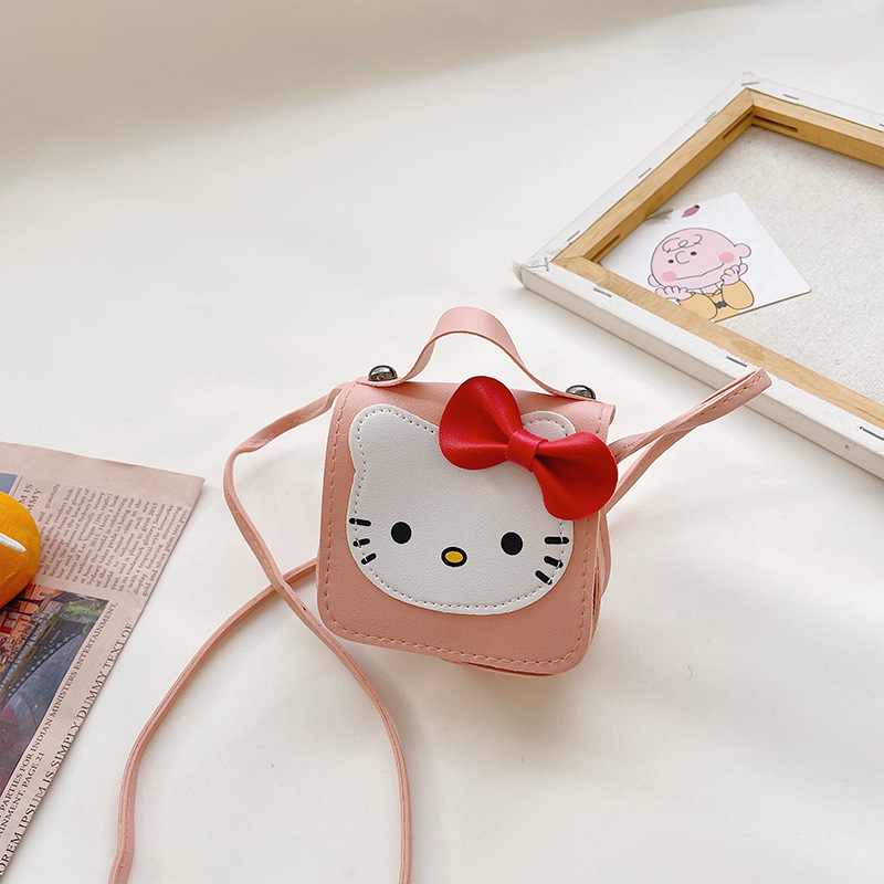 Παιδικό πορτοφόλι για νομίσματα με μοτίβο λαγουδάκι, PU υλικό, χωρίς επένδυση, αναπνέον, εξαιρετικά ελαφρύ, παιδικό και γλυκό στυλ