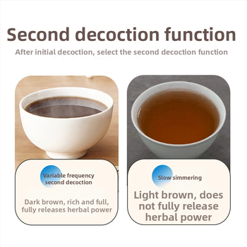 Hagyományos kínai gyógyászati decoction edény elektromos, kerámia test, üveg belső tartály, 220V, 600W, modell JYC4002