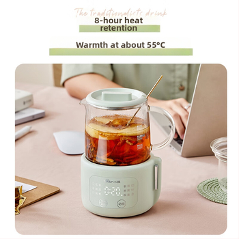 Health pot Teddy Bear YSH-F04E1, test boroszilikát üvegből, kapacitás 1 L vagy kevesebb, 220V, 500W