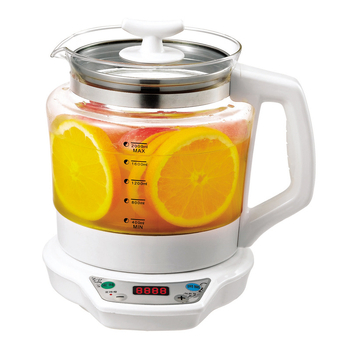 Magas boroszilikát üvegből készült egészségügyi főzőedény, 1,5–2 L kapacitás, 1000 W, 220 V, intelligens chip és hagyományos kínai gyógyászat decoctálása, modell DQ-801