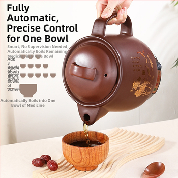 Oufeng HLK-50 főzetes edény, 4L+, 220V, 400–500W, Purple Sand test