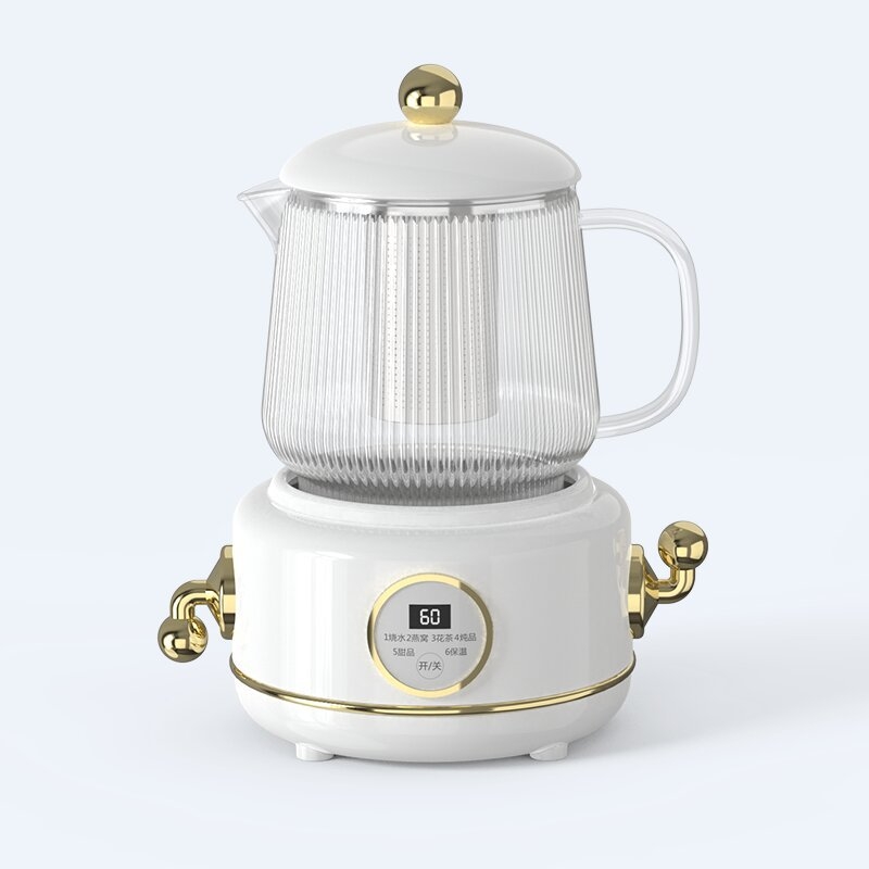 Health Pot HF-400, 1 L, 400 W, 220 V, kiváló minőségű boroszilikát üveg