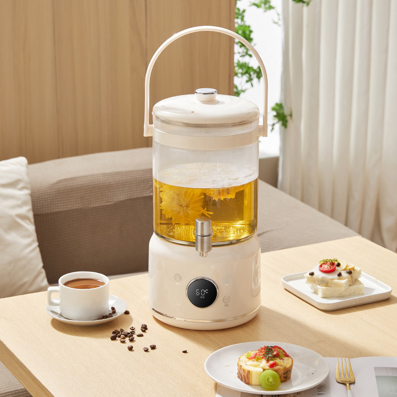 All-in-One egészséges teáskanna, 3,1–4 L kapacitás, boroszilikát üveg test, digitális termosztát, 500–1000 W