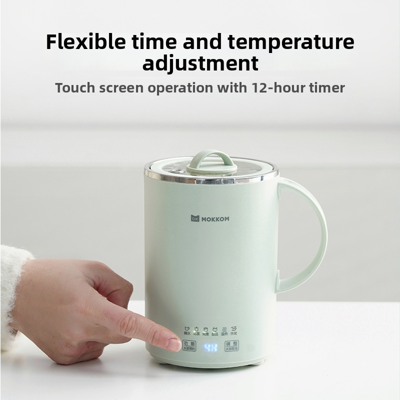 Moke egészséges teáskészítő otthonra és irodába, rozsdamentes acél test, 1 L vagy kevesebb, 220V, 400–500W, mikroprocesszoros vezérlés