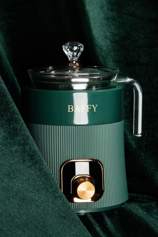 BAFFY ME8881 Υγιεινό Ποτ Μαγειρέματος, 300ml, 220V, 100W, σώμα και εσωτερικός θάλαμος από γυαλί υψηλής αντοχής