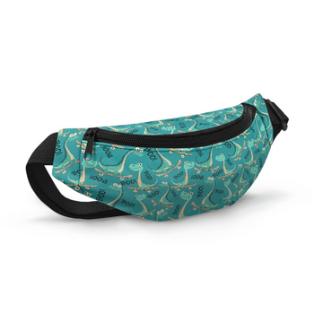 FOR U Τσάντα θωρακική με εκτύπωση δεινοσαύρου για παιδιά, καθημερινή crossbody, πολυεστέρας, προσαρμόσιμο σχέδιο και εικόνα