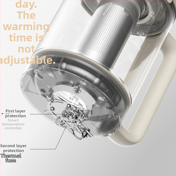 Xiaomi Mijia Health Pot S2, 1-1,5 L, keramikus belső tartály, üveg test, 500-1000 W, 220 V, érintéses vezérlés