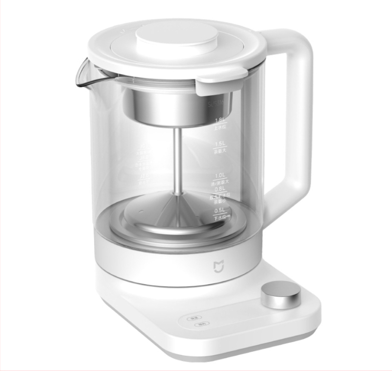 Xiaomi Mijia Health Pot S2, 1-1,5 L, keramikus belső tartály, üveg test, 500-1000 W, 220 V, érintéses vezérlés