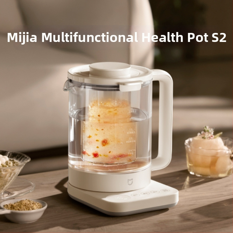 Xiaomi Mijia Health Pot S2, 1-1,5 L, keramikus belső tartály, üveg test, 500-1000 W, 220 V, érintéses vezérlés