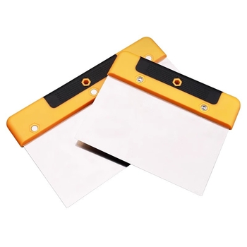 Rozsdamentes acél kaparó és glettelő kés falakhoz – lapos élű penge, strapabíró, többfunkciós eszköz